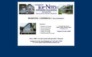 Top Notch Window Cleaning website