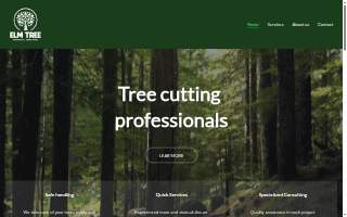 Elm Tree Services website