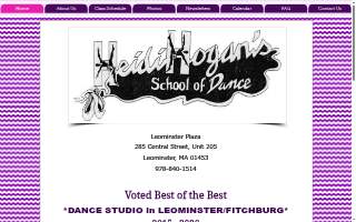 Heidi Hogan's School of Dance website