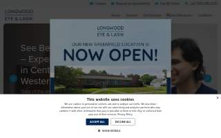 Longwood EYE & LASIK of Fitchburg website