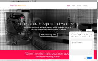 PoscoCreative Graphic & Web Design website
