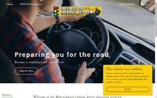 Safe Roads Driving Academy website