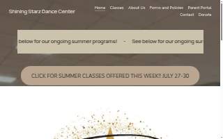 Shining Starz Dance Center of Lunenburg website