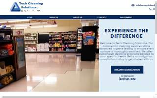 Tech Cleaning Solutions website