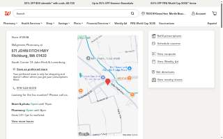 Walgreens of Fitchburg website