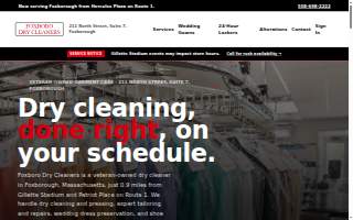 Foxboro Dry Cleaners website
