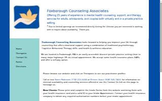 Foxborough Counseling Associates website