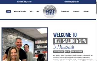 H2T Salon & Spa website