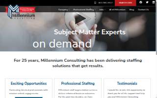 Millennium Consulting Inc of Foxborough website