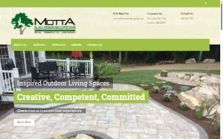 Motta Landscaping Inc website