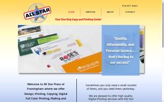 All Star Press website