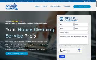 Andresa Cleaning website