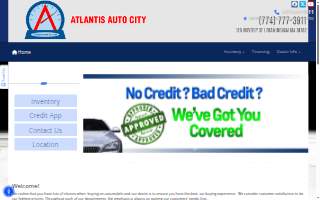 Atlantis Auto City website