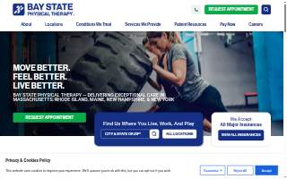 Bay State Physical Therapy of Framingham website