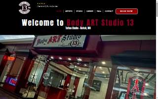 Body ART Studio 13 website