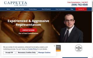 Cappetta Law Offices website