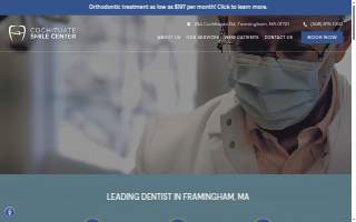 Cochituate Smile Center website