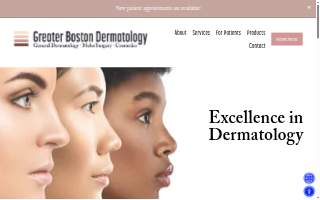 Greater Boston Dermatology website