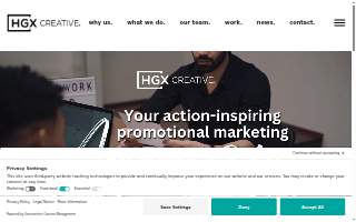 HGX Creative website