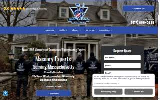 Knights Masonry & Foundation Waterproofing of Framingham website