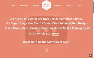 MetroWest Creative website