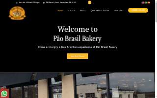 Pão Brasil Bakery website