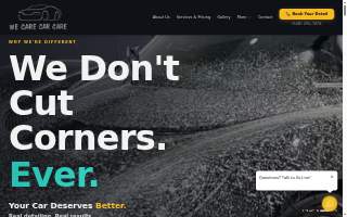 We Care Car Care website