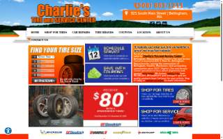 Charlie's Tire & Service Center Inc. website