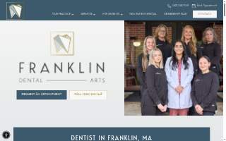 Franklin Dental Arts website