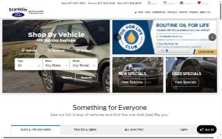 Franklin Ford website