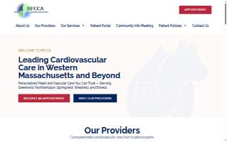 Hampden and Franklin County Cardiovascular Associates website