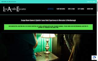 Live Action Escapes Westborough of Franklin website