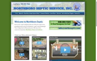 Northboro / Curtis Septic Service of Salem website