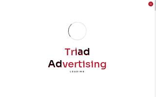 Triad Advertising website