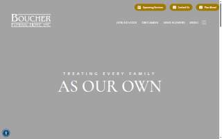Boucher Funeral Home, Inc. website