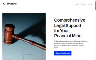 Graves Law Office P.C. website