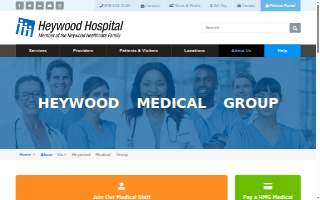 Heywood Medical Group website