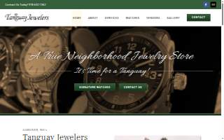 Tanguay Jewelers website