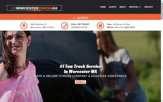 Worcester Towing 24 of Gardner website