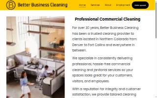 B & B Cleaning website