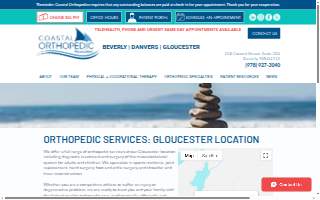 Coastal Orthopedic Associates of Gloucester website