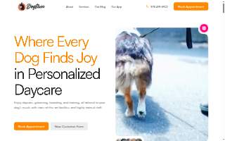 Dogtown Daycare website