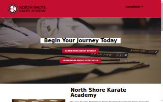 North Shore Karate Academy Gloucester website