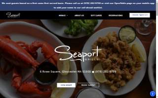 Seaport Grille website
