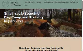 Tide Pool Pet Services website