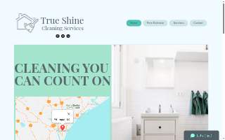 True Shine Cleaning Services website