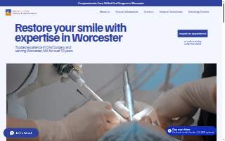 Auburn oral surgery and Implant Center website