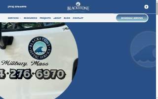 Blackstone Septic Service of Grafton website