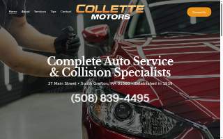 Collette Motors Inc website