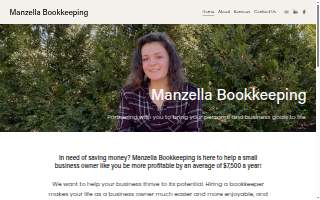 Manzella Bookkeeping of Millbury website